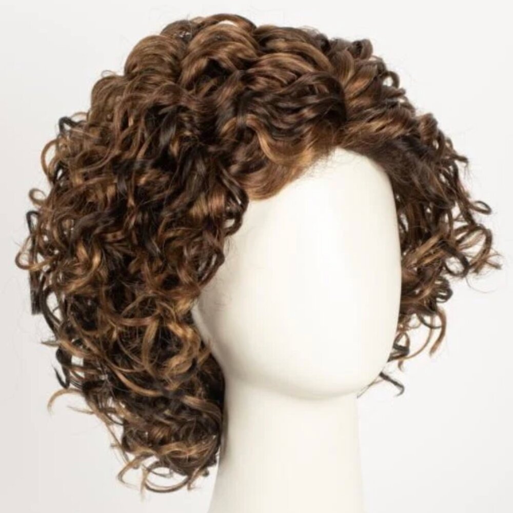 Vivica Fox Oprah-2 Wig Loose Spiral Curl Side Part LIKE NEW